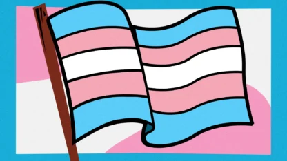 bandeira visibilidade trans